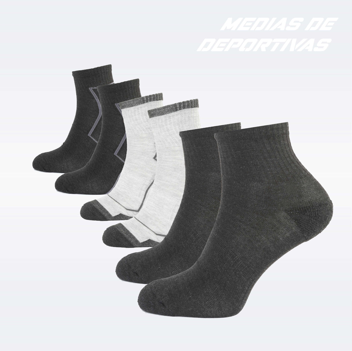 PACK DE 3 MEDIA TOBILLERA