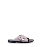 Chic Violet Crossover Flats Blondie