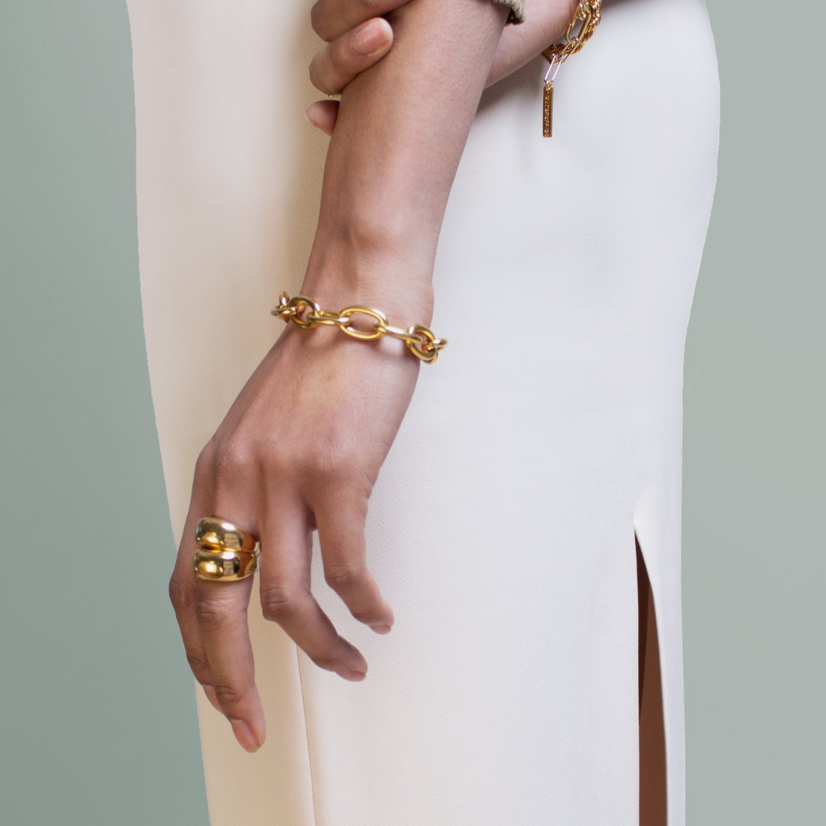 1993 Gold Chain Bracelet