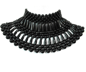 Heavy industry pearl shawl layered tribal wind hollow woven sexy body chain