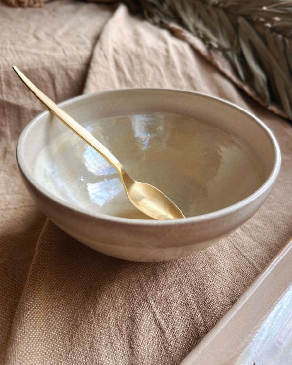 Pearl Oyster Serving/Salad Bowl