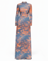 Sunset Mesh Gown - Chuks Collins Sizzle Resort Drop 1