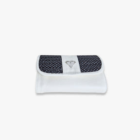 White leather Clutch Zen Bag