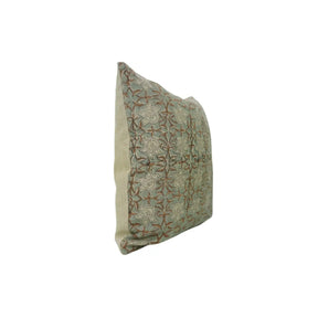 Boho Handmade Block Print Thick Linen Pillow Cover- Chudamani