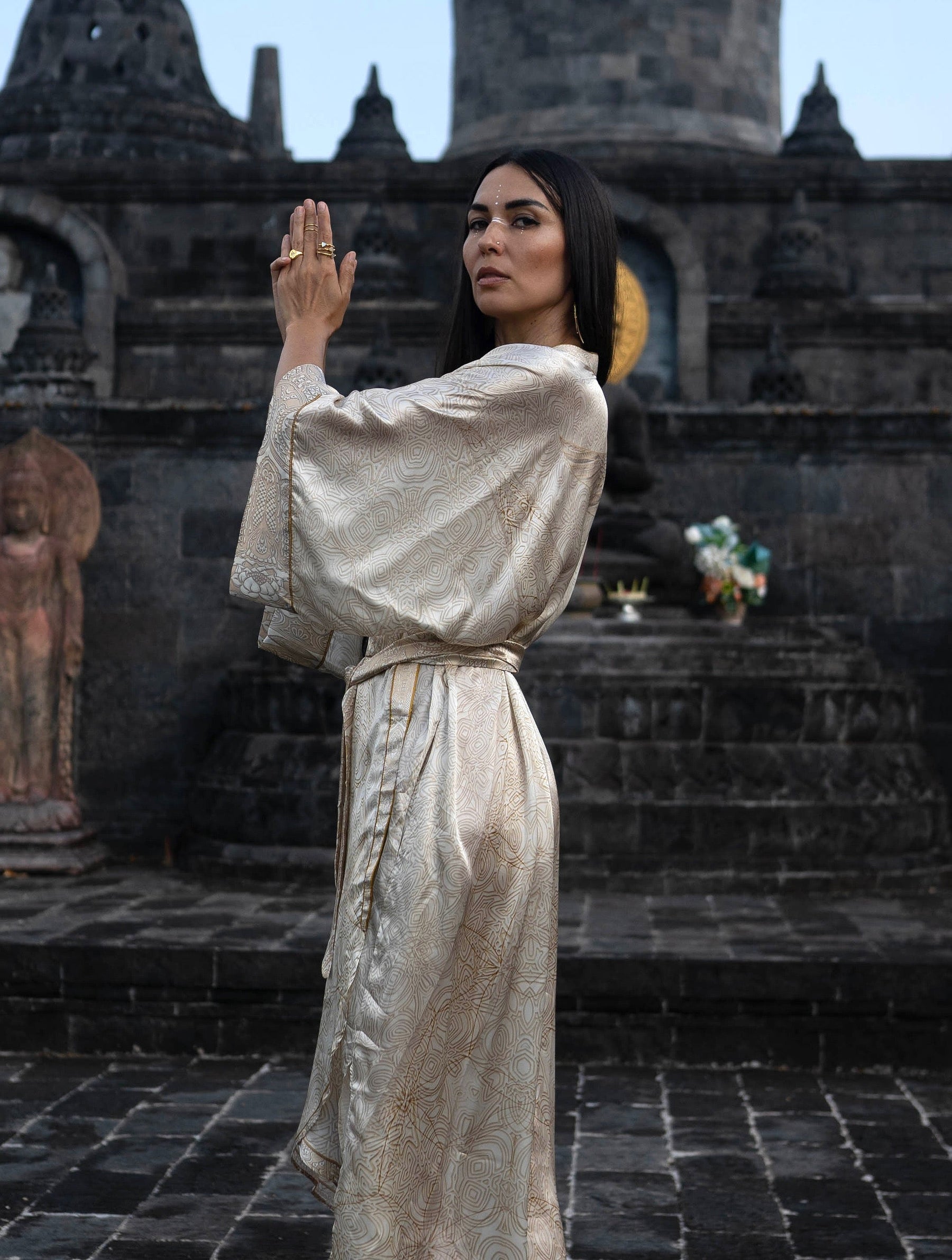 Messenger Priestess - Luxury Silk Robe