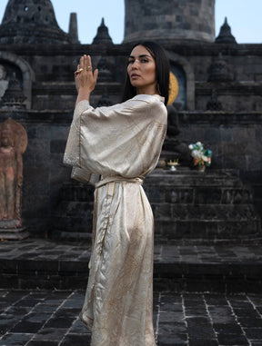 Messenger Priestess - Luxury Silk Robe