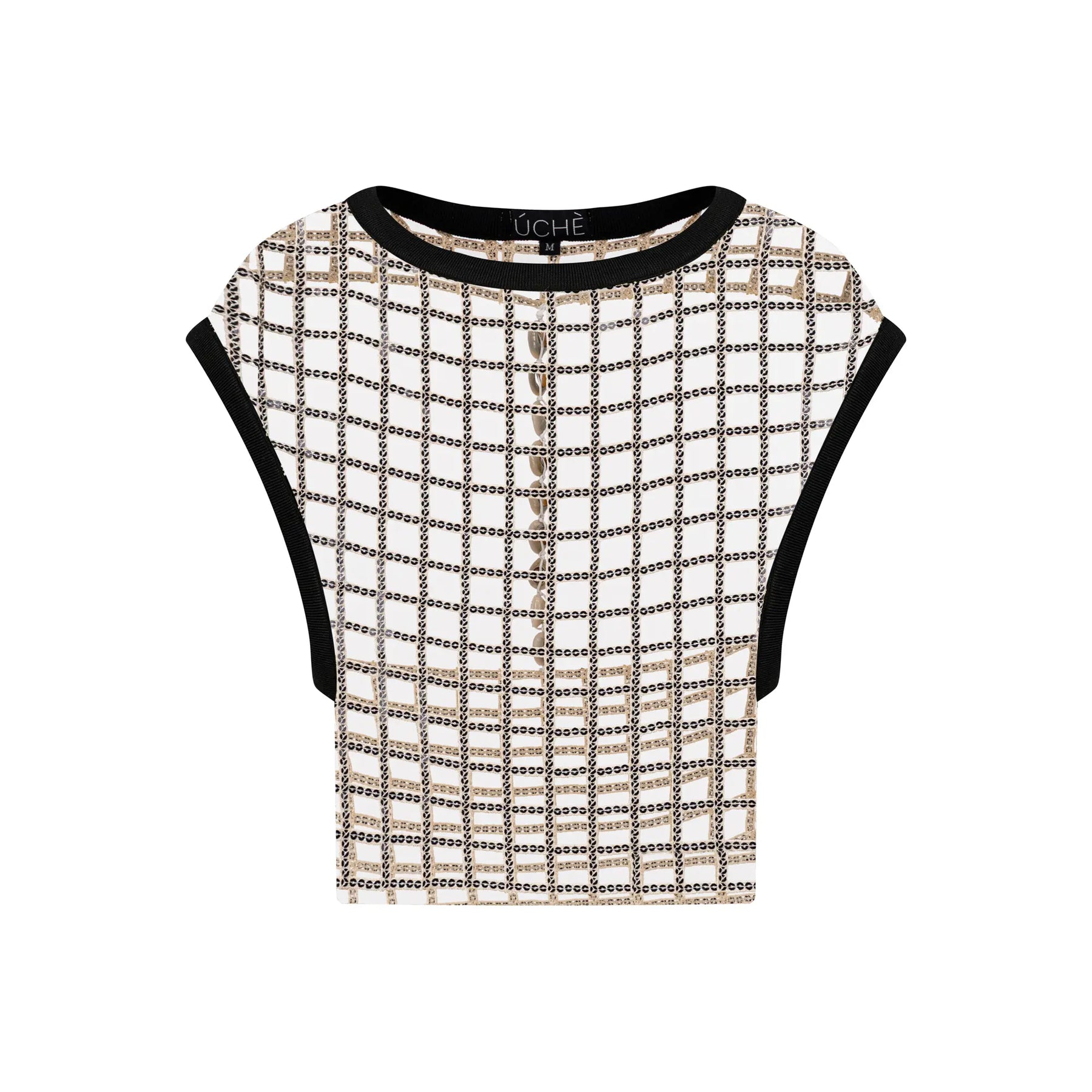 Sequin Cut Out Top