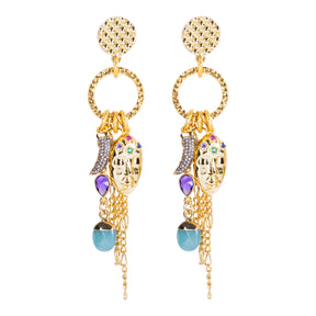 Mardi Gras Earrings