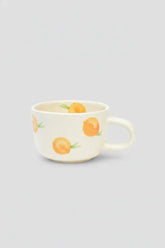 Ceramic Artisan Mug - Orange, 3 Inches