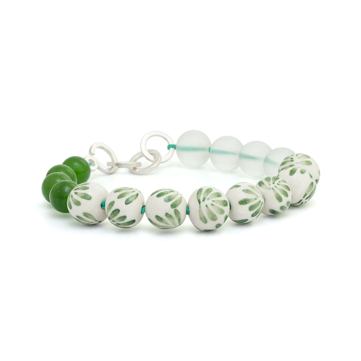 CARMEN Artisan Crystal & Ceramic Bracelet