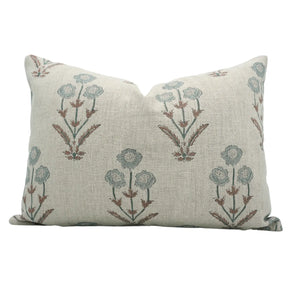 Premium Block Print Thick Linen Pillow Cover - Amitabh