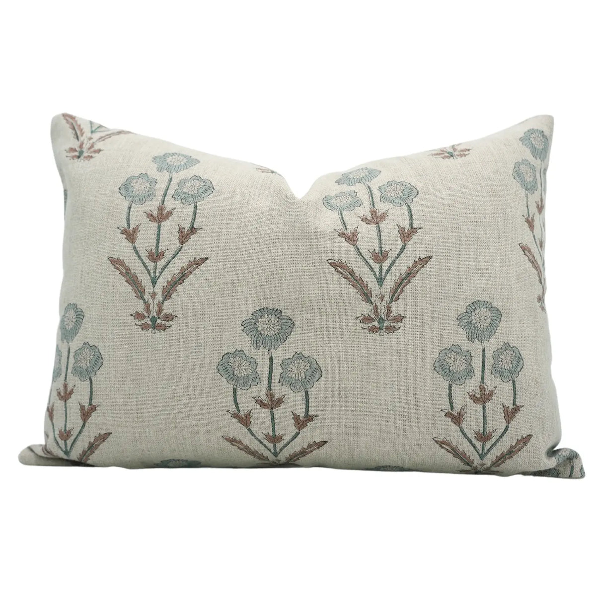Premium Block Print Thick Linen Pillow Cover - Amitabh