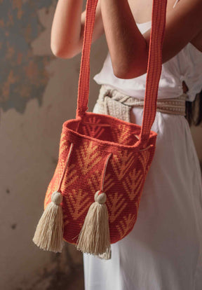 Palma Wayuu Bag (Saffron)