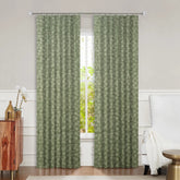 Artisan Hand Block Printed 2 Pleated Curtain-ola Virsti