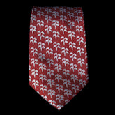Red White Palm Trees Neck Tie