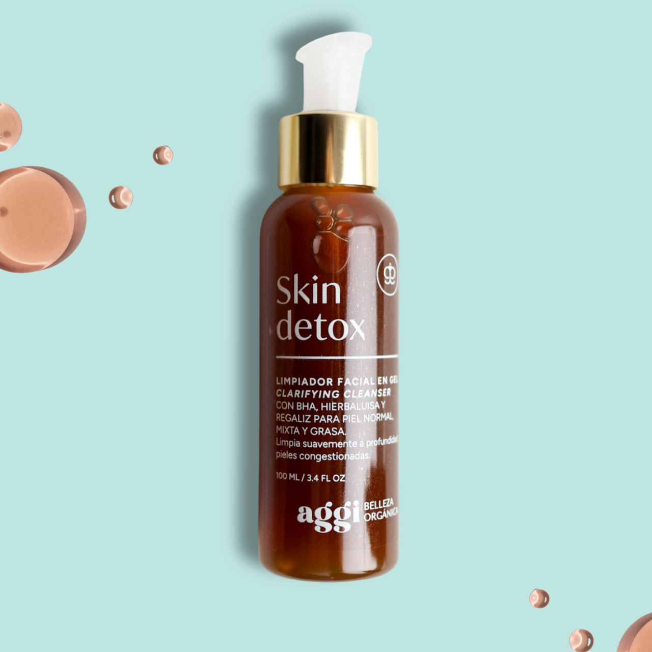 Skin Detox Gel – Purifying BHA, Licorice & Lemongrass Facial Cleanser