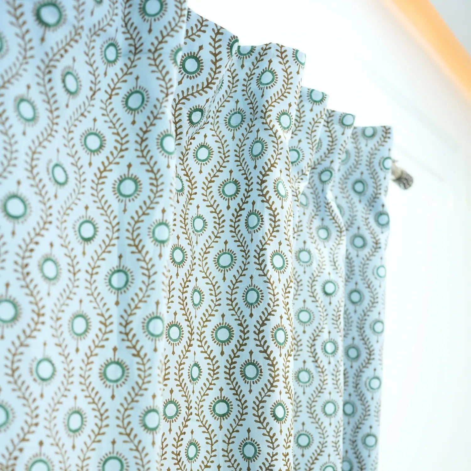 Interior Design Viscose Colored Linen Window Curtain- Lehar