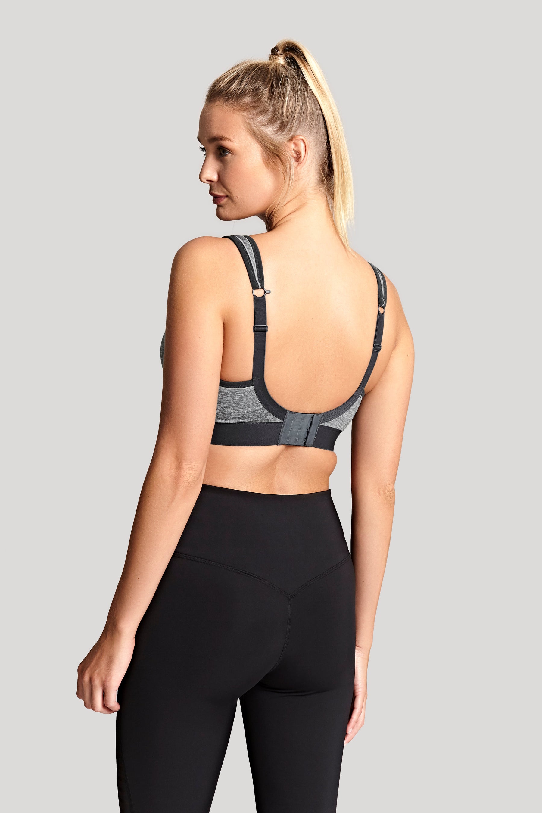 Panache Non Wired Sports Bra Charcoal Marl