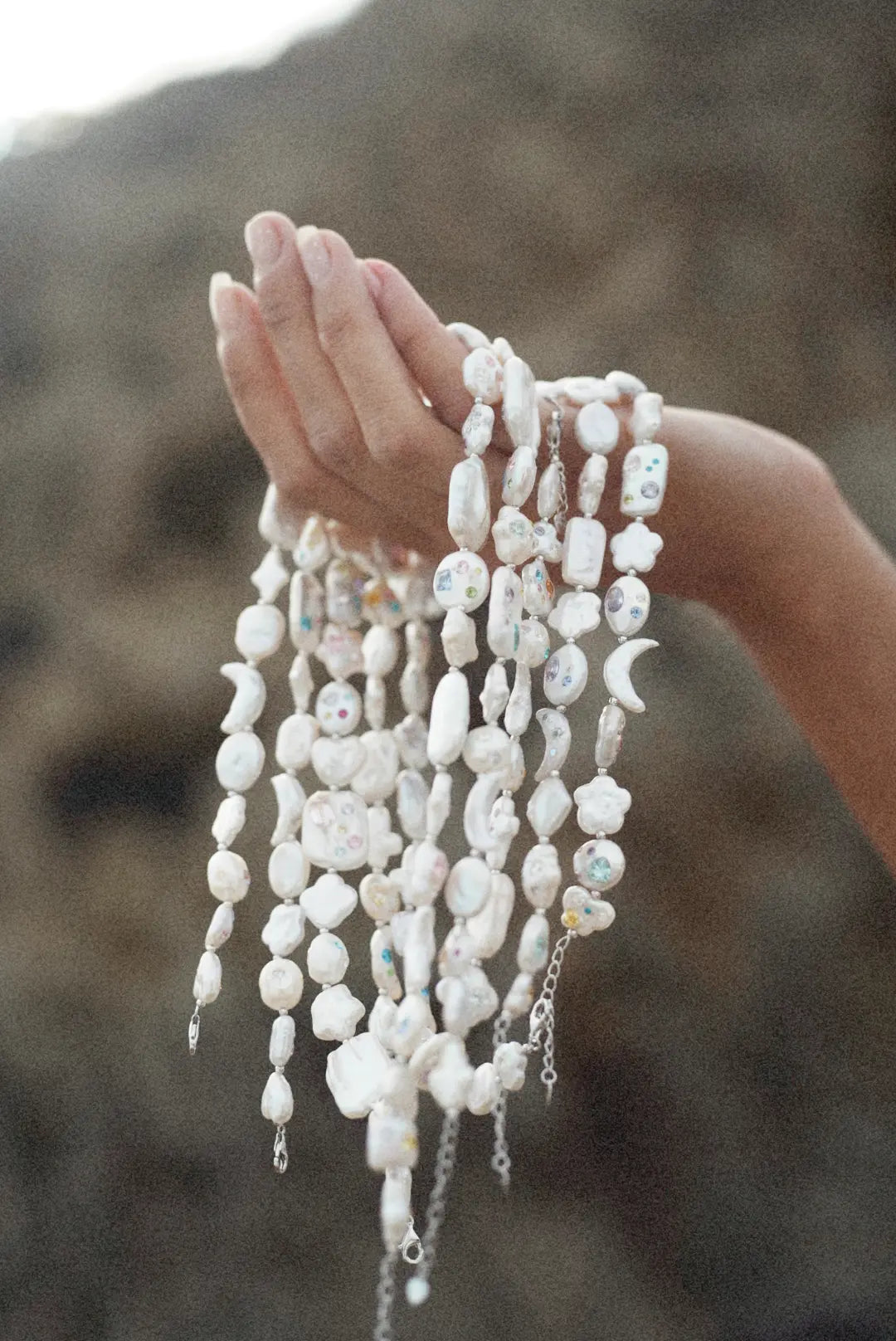 The Celestial Garden Pearl Necklace