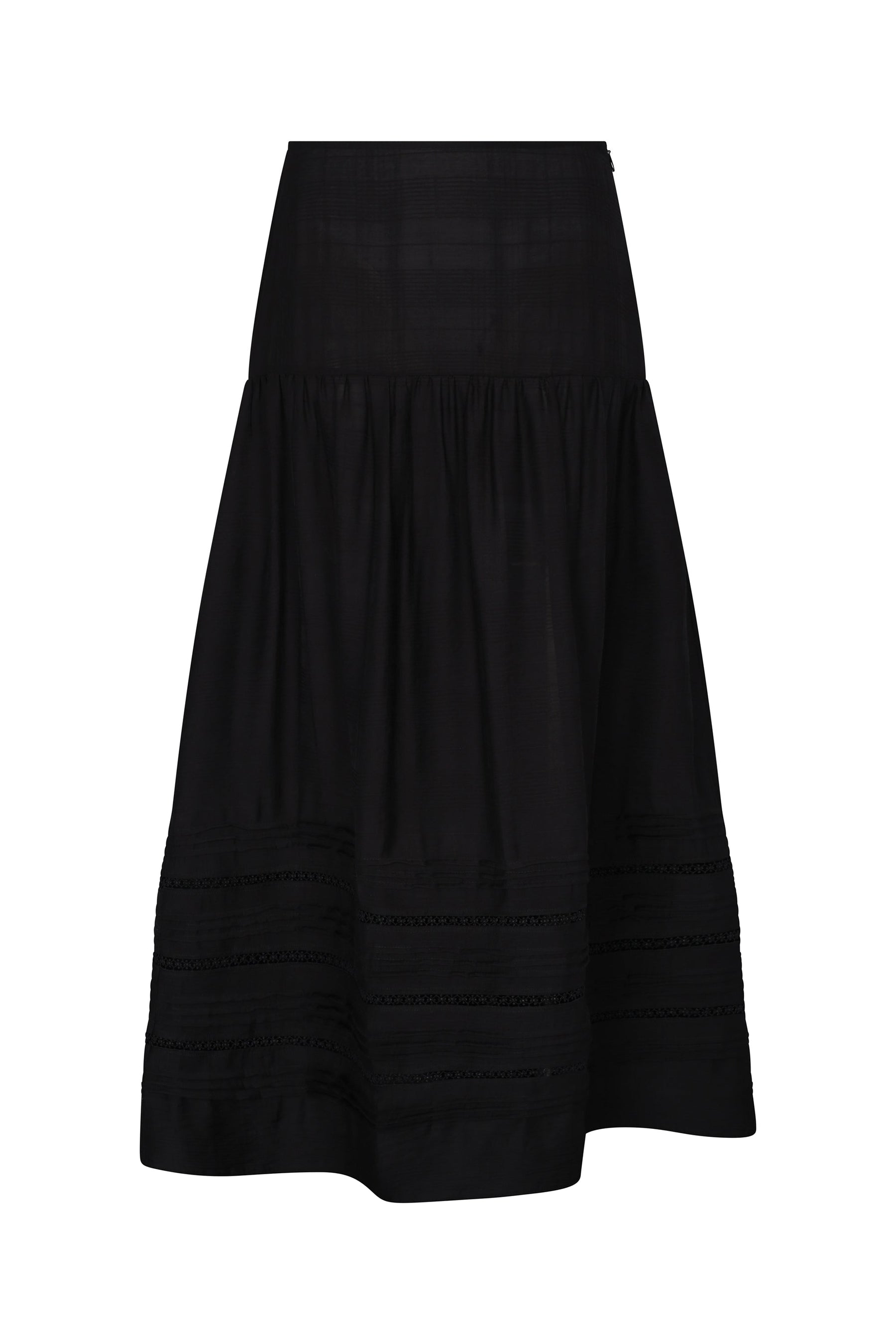 Luanda High-Waist Skirt | Black