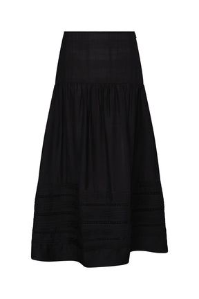 Luanda High-Waist Midi Skirt