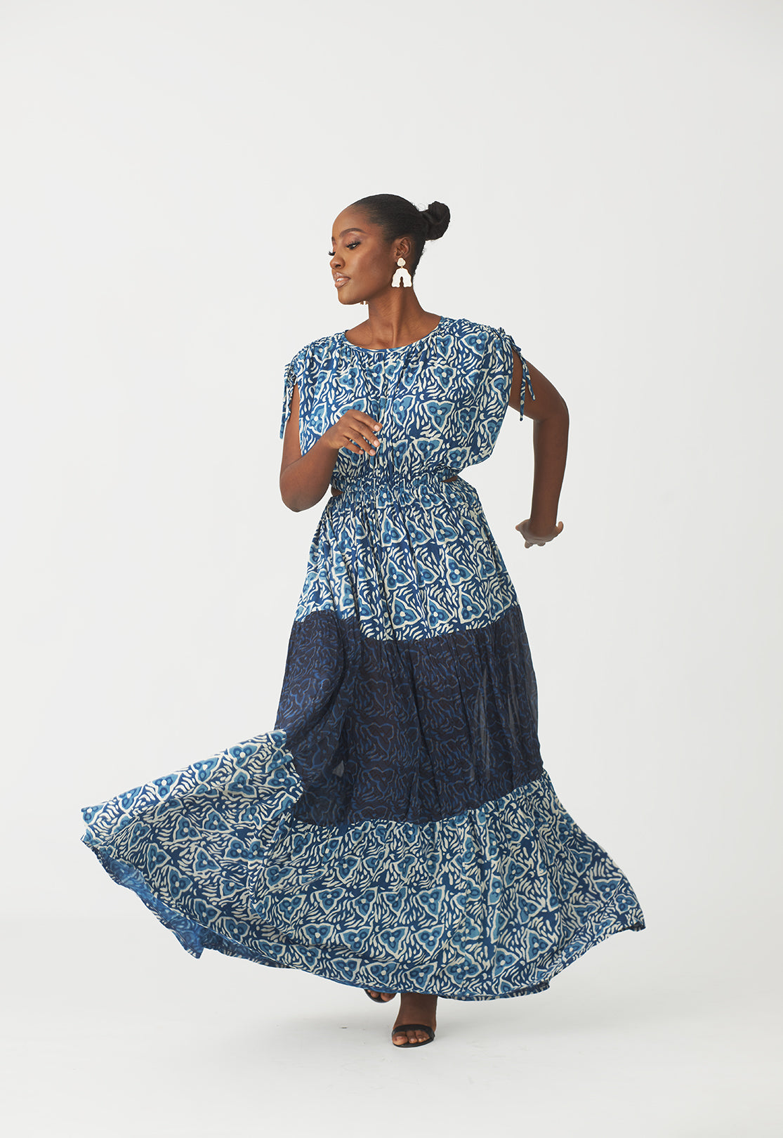 Ifuru cut-out maxi dress