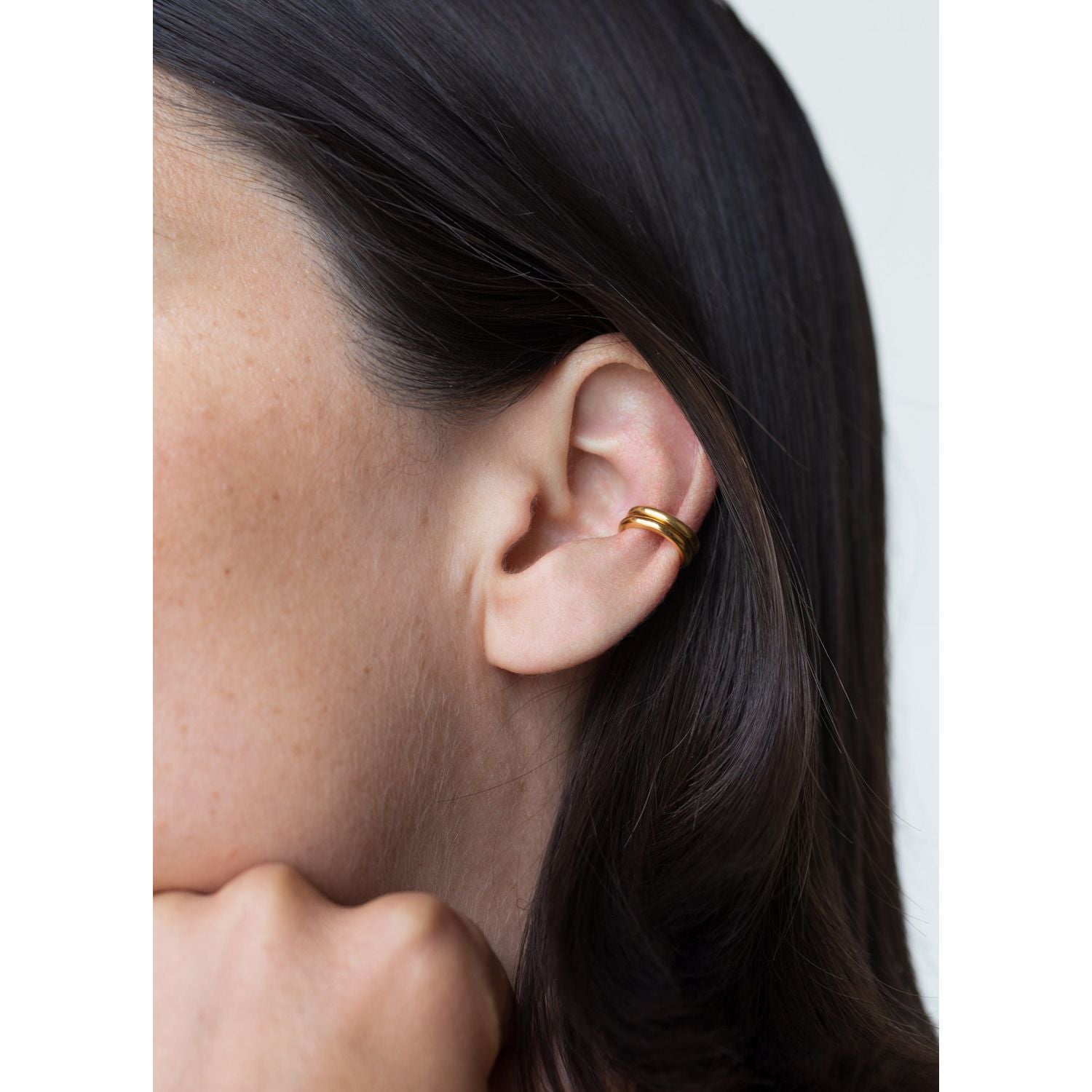 Simple Silver Ear Cuff