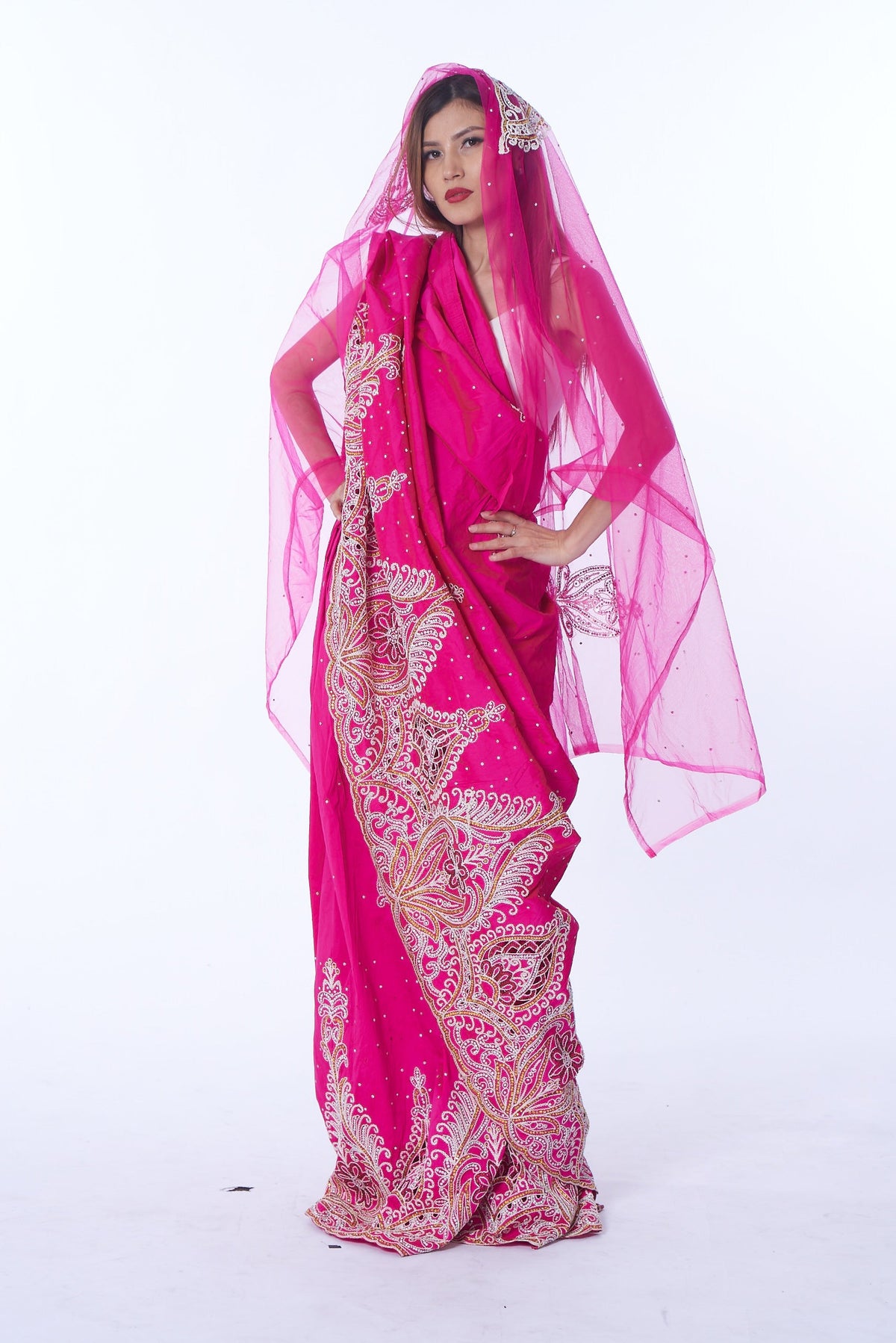 Nafrican Pink Hijab Dress