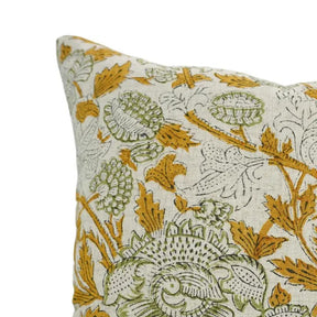 Unique Hand Block Print Viscose Linen Pillow Cover- Aakash