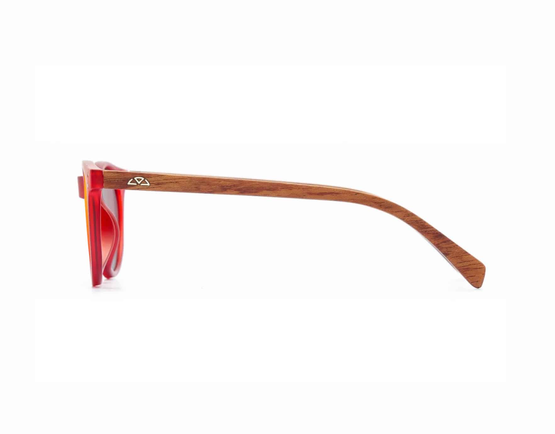 Red Candy Wooden Sunglasses-INTI