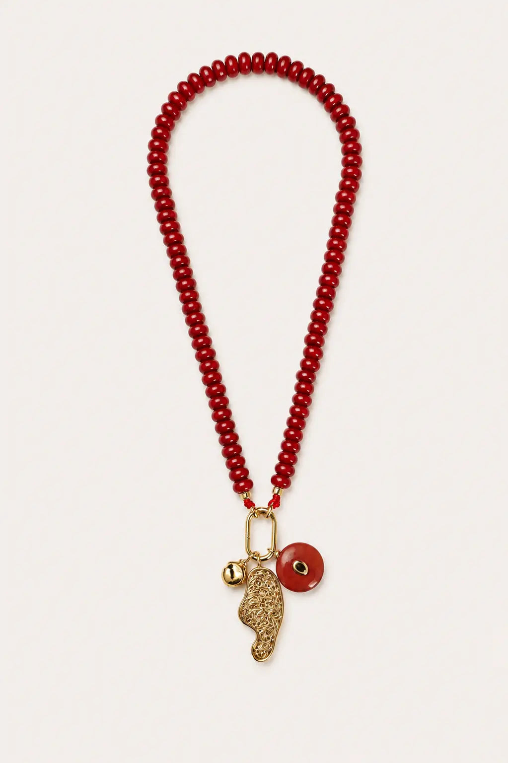 Simone Sculptural Charm Necklace