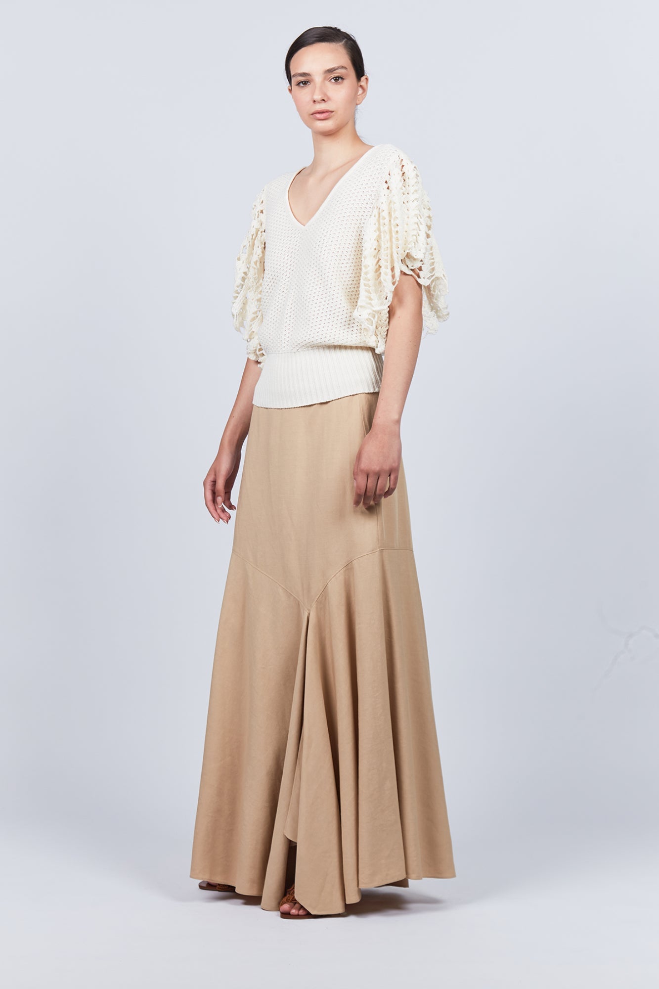 Alejandra Vest | Ivory Melange