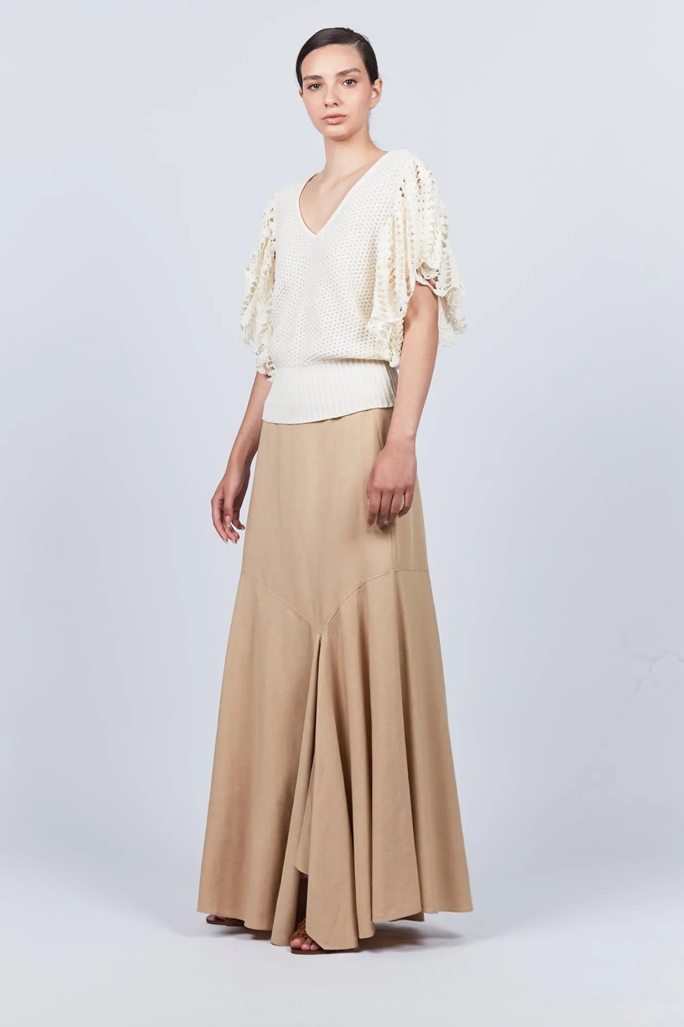 Alejandra Vest | Ivory Melange