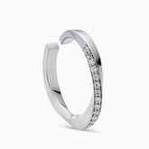 Lilo Ring with Diamonds - Silver