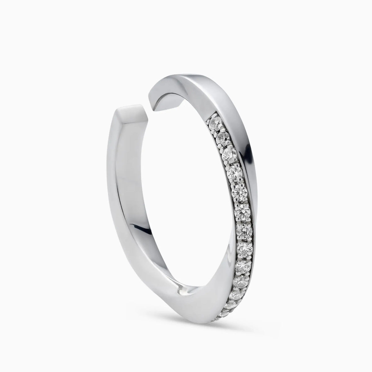Lilo Ring with Diamonds - Silver