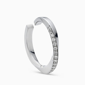 Lilo Ring with Diamonds - Silver