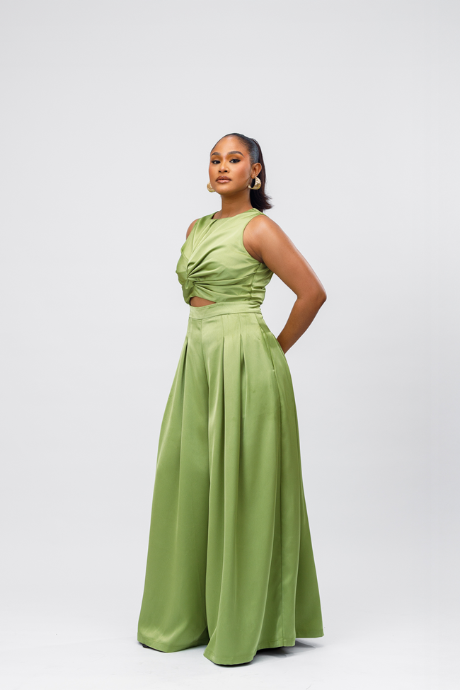 Knot Wide Leg Jumpsuit