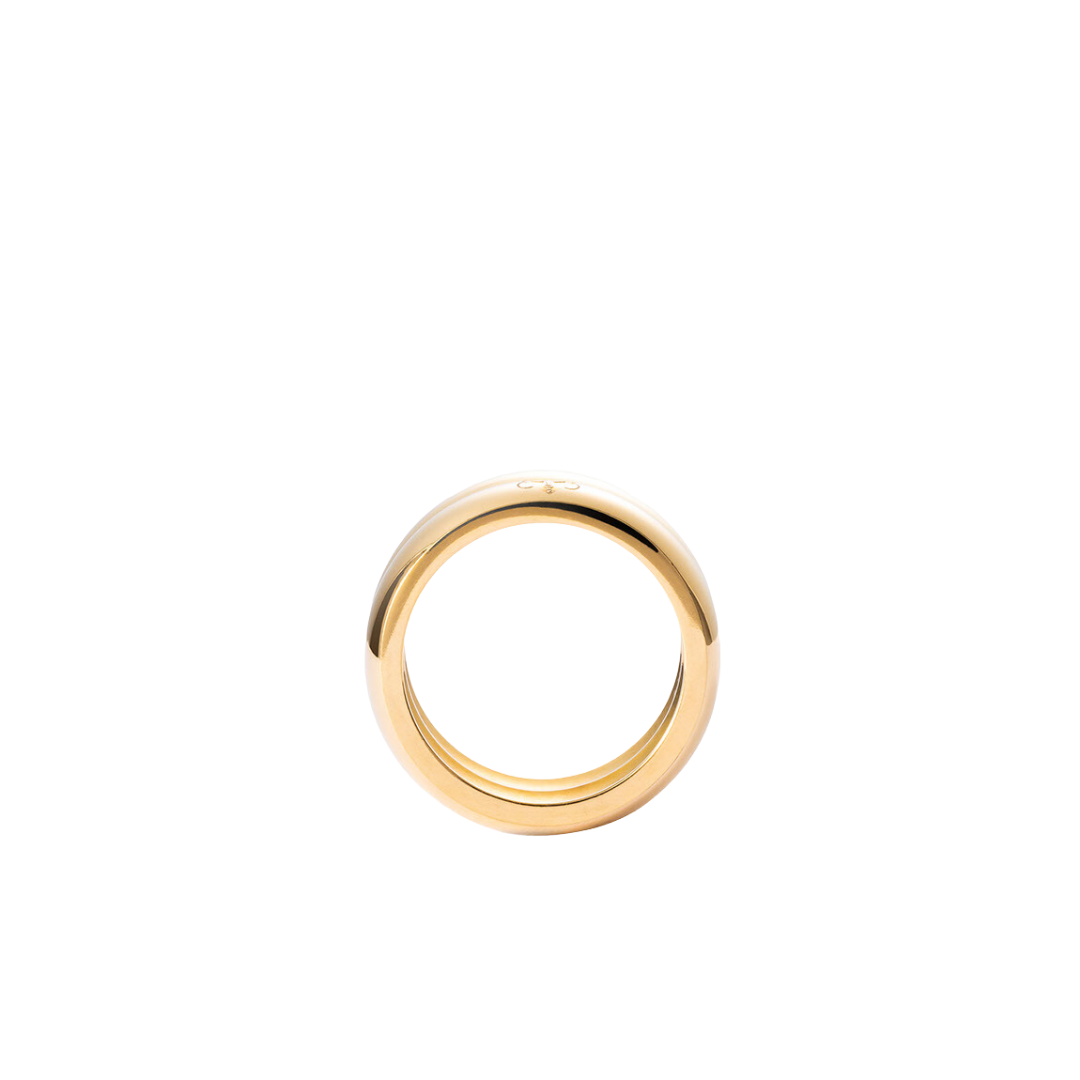 Òpẹ́ Ring – Wide Gold Band
