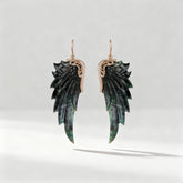 Soleil Noir Earrings (Large, Rose Gold)