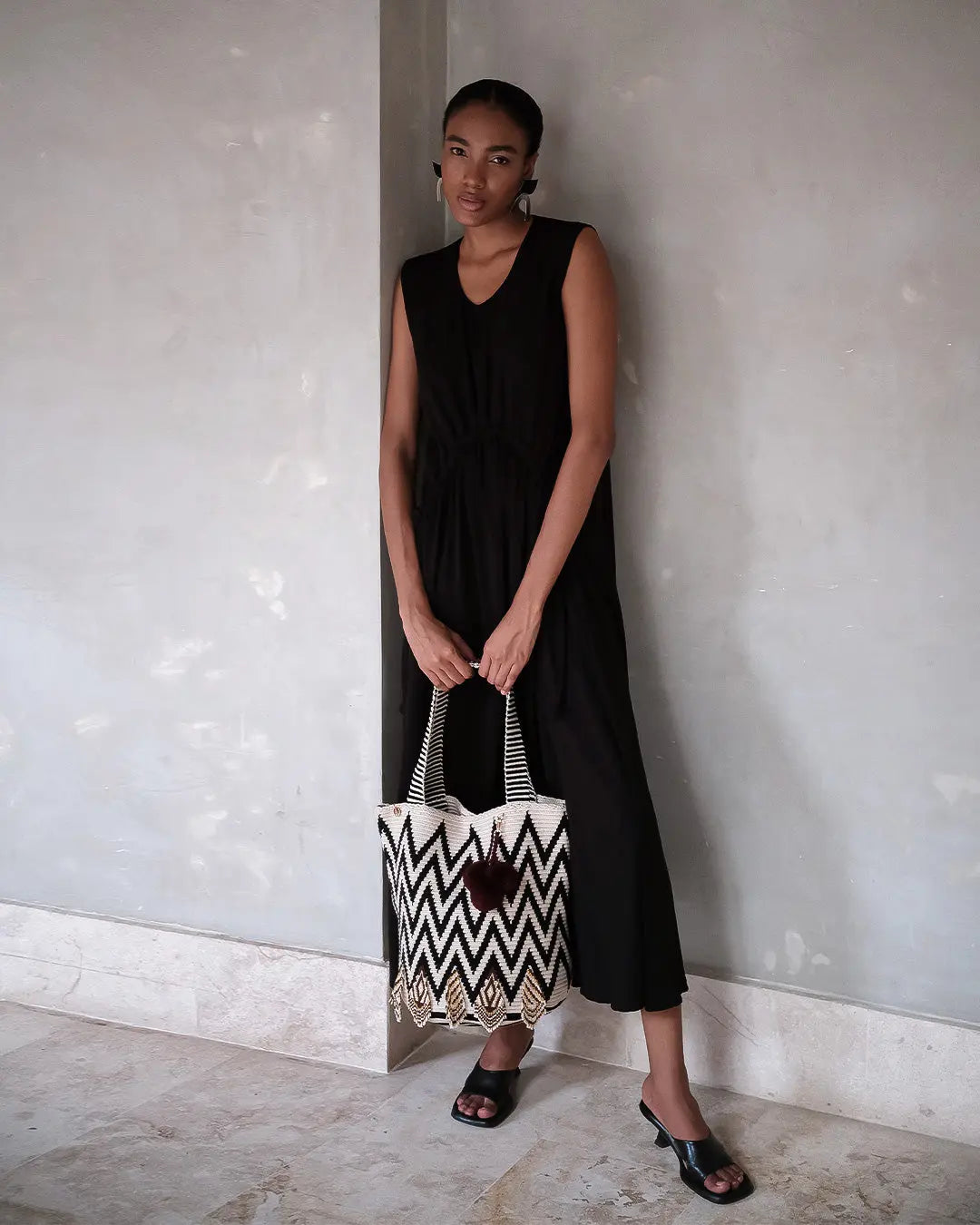 Luxury Wayuu Karmatra Beaded Tote