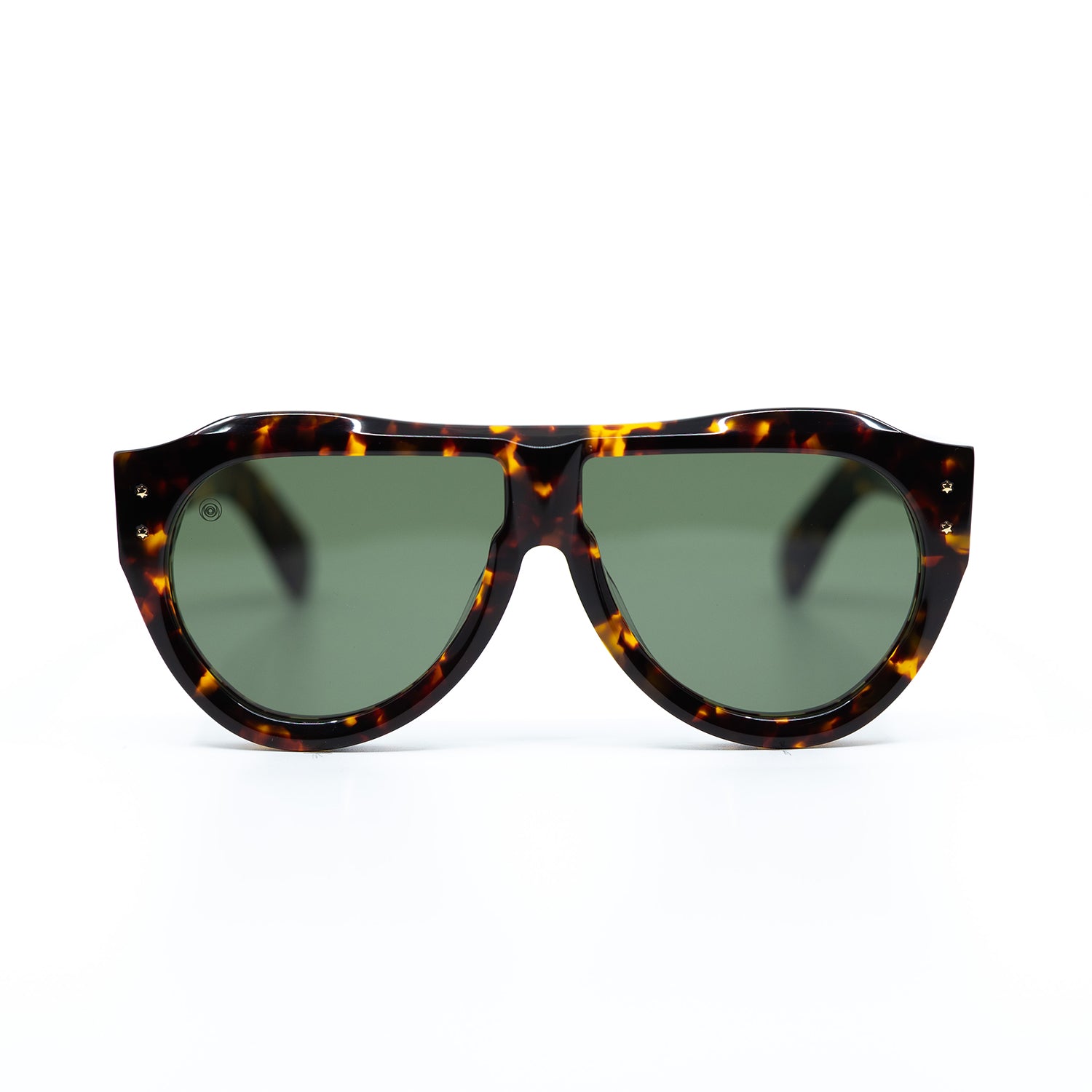 Otto Sunglasses with Tortoise Frame & Green Lens | Taxxon X Cruzada Special Edition