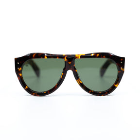 Otto Sunglasses with Tortoise Frame & Green Lens | Taxxon X Cruzada Special Edition