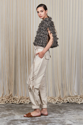 Alondra Vest | Black Melange