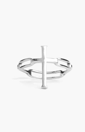 Chain Breaker Cross Statement Ring