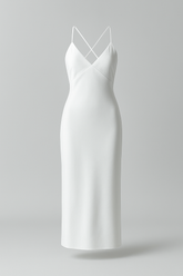 Sage Elegance Midi Dress