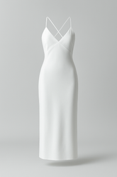 Sage Elegance Midi Dress