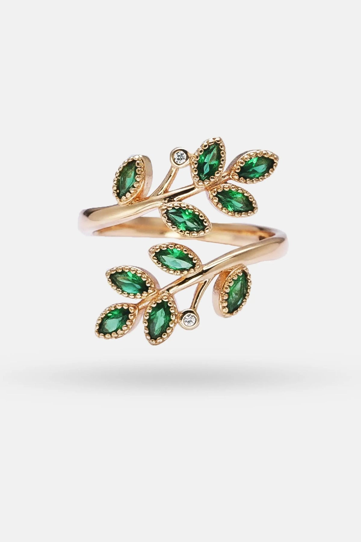 The Canaan Olive Crest Ring