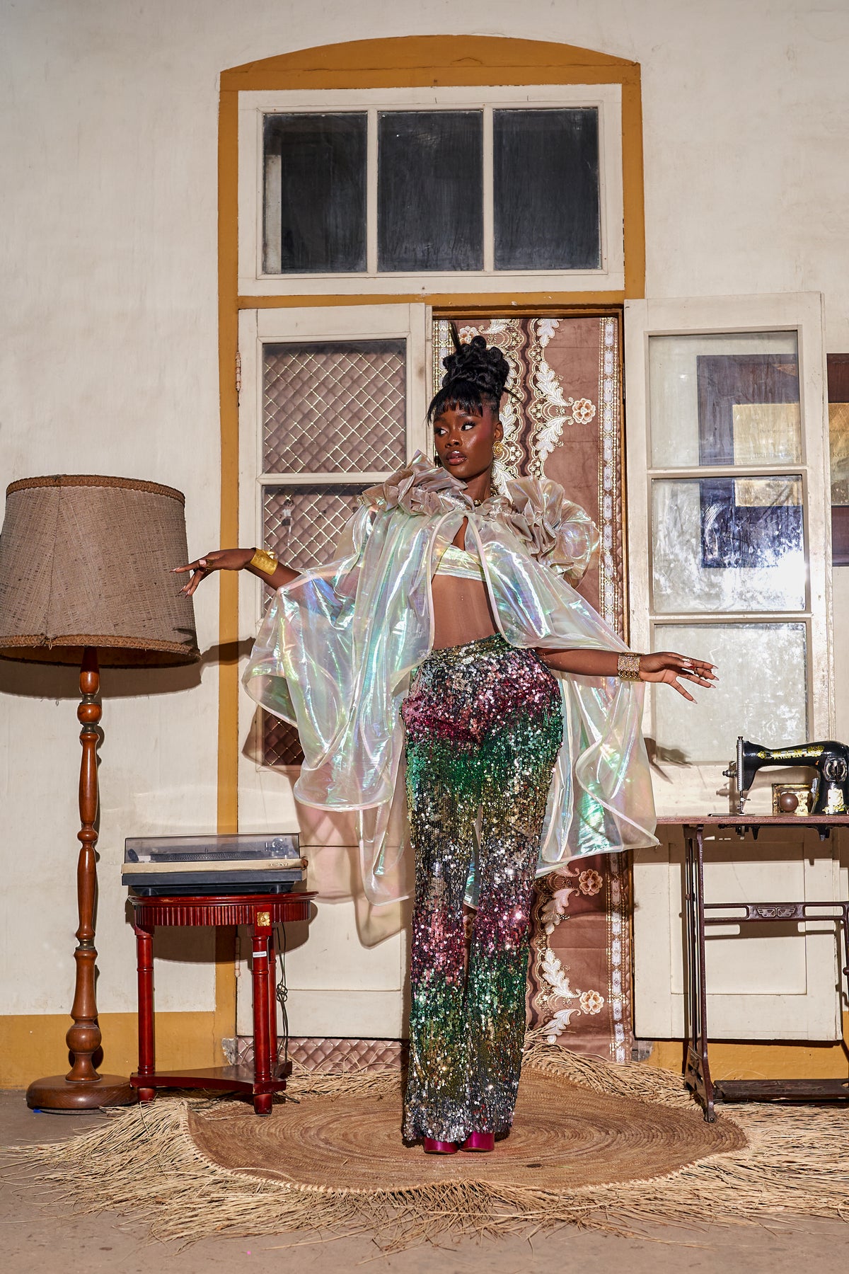 THE VIELED SAGE PANTS