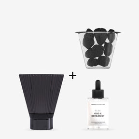 ZAI Mineral Lava Rock Diffuser  in Charcoal