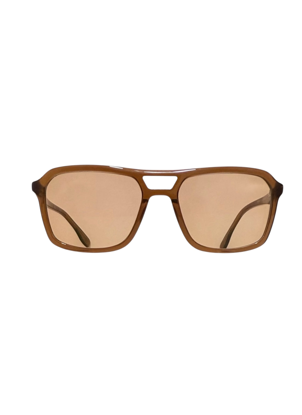 Whipped Fudge rectangular brown 56mm sunglasses